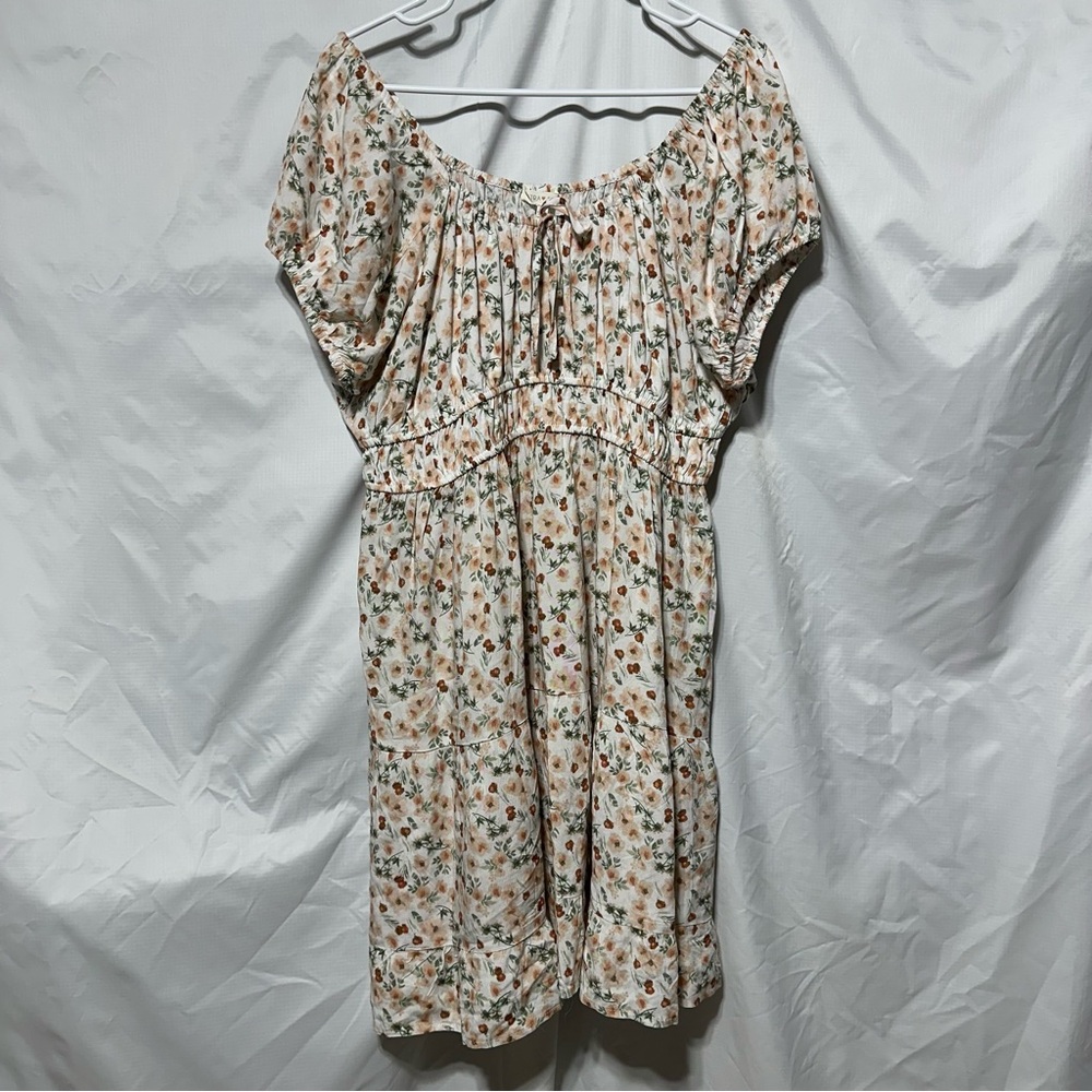 ❤️ 3/$20 ❤️ Ultra Flirt Floral Dress 1X | Cottagecore Romantic Boho Summer Dress